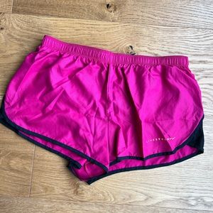 Pink Nike DryFit Live strong Shorts